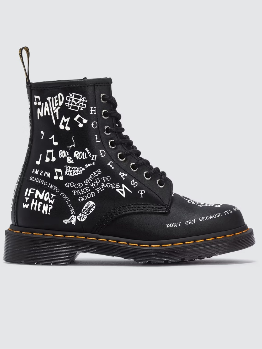Dr. Martens 1460 Tattoo Flash Art Scribble Women’s size 9 NEW!!!